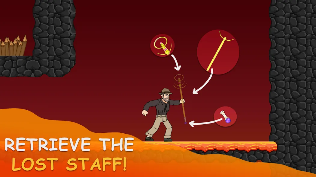 Volcano Escape (Вулканическое бегство)  [МОД Много денег] Screenshot 5