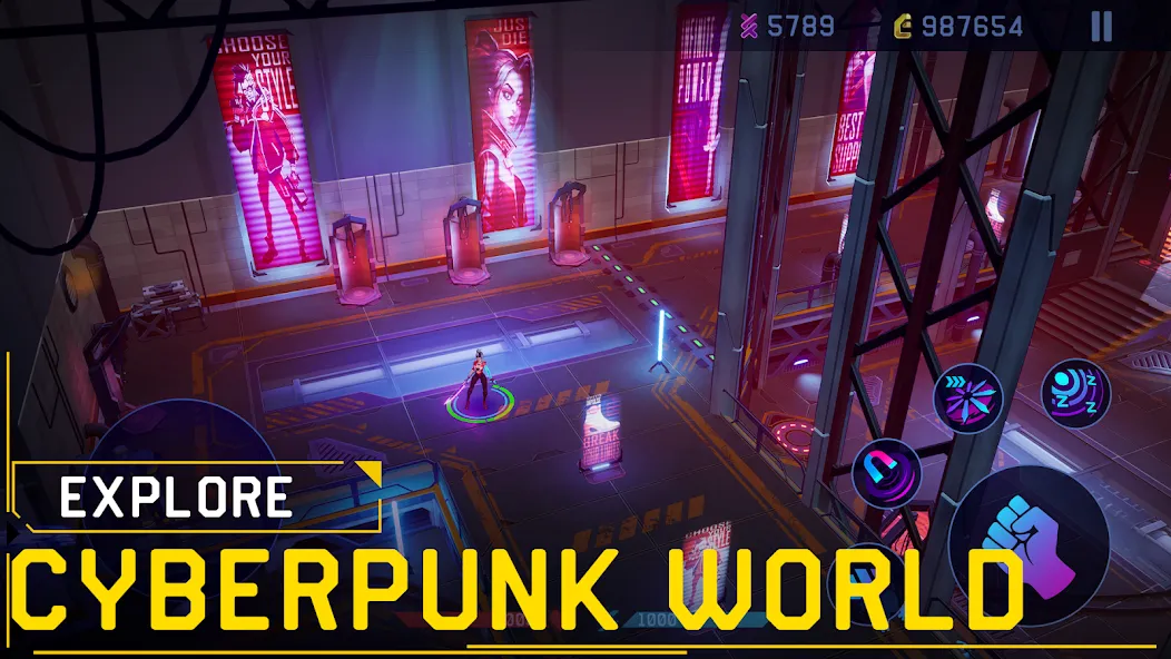 Rush Angel - Cyberpunk RPG (Раш Энджел)  [МОД Unlocked] Screenshot 3