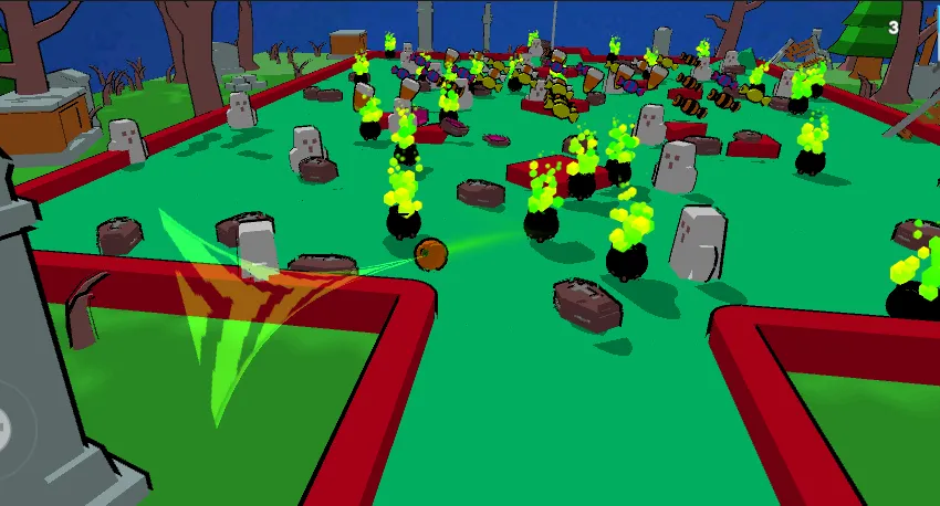 MiniGolf Madness: Halloween (МиниГольф безумие)  [МОД Много монет] Screenshot 2