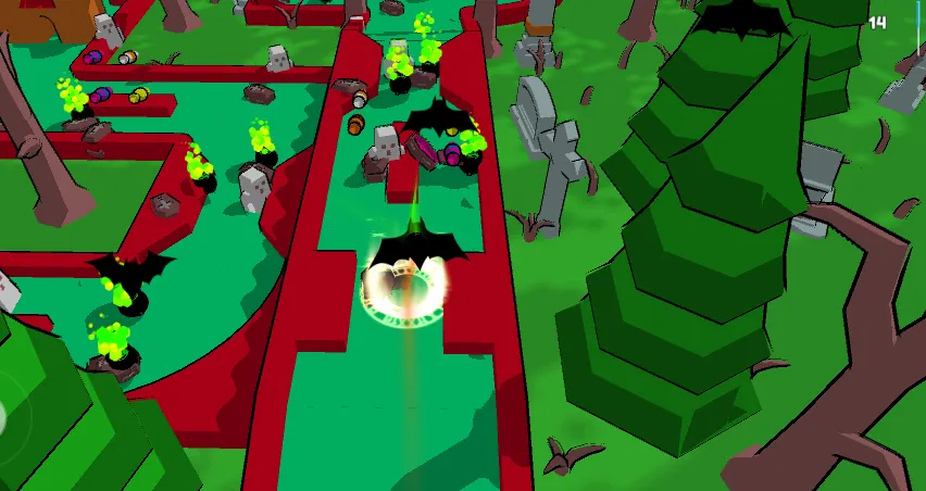 MiniGolf Madness: Halloween (МиниГольф безумие)  [МОД Много монет] Screenshot 4