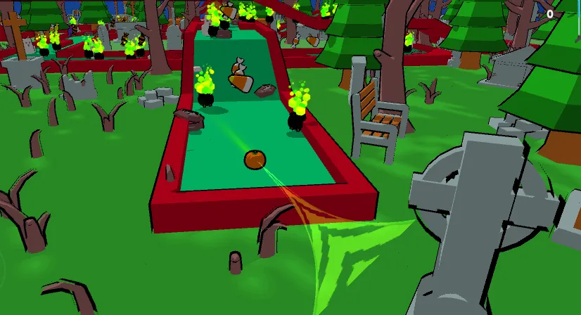 MiniGolf Madness: Halloween (МиниГольф безумие)  [МОД Много монет] Screenshot 5