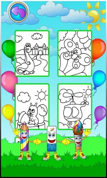 Coloring pages  [МОД Mega Pack] Screenshot 2