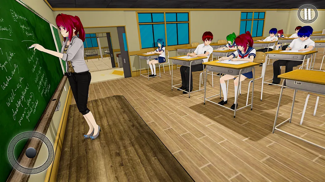 Anime Girl School Teacher 3D  [МОД Бесконечные деньги] Screenshot 2