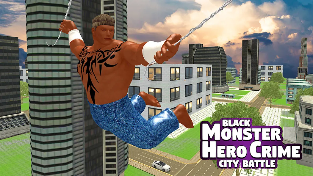 Black Monster Hero City Battle  [МОД Бесконечные монеты] Screenshot 4