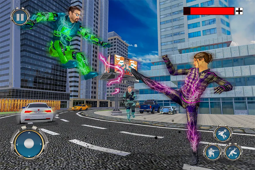 Light Superhero Speed Hero  [МОД Menu] Screenshot 4