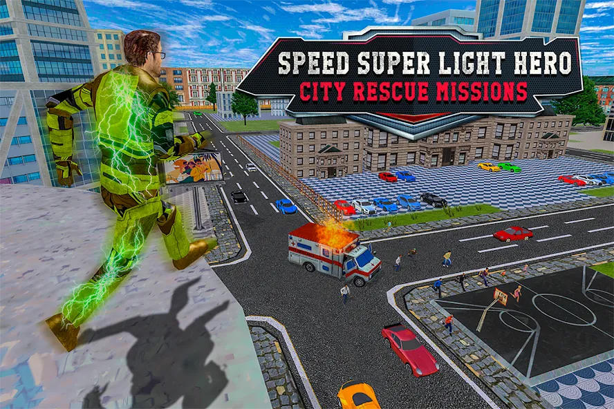 Light Superhero Speed Hero  [МОД Menu] Screenshot 5