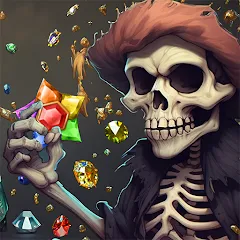 Скачать взлом Jewels Ghost Ship: jewel games (Джуэлз Гост Шип)  [МОД Mega Pack] - стабильная версия apk на Андроид