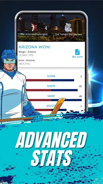 Astonishing Hockey Manager (Астонишинг Хоккей Менеджер)  [МОД Бесконечные деньги] Screenshot 5