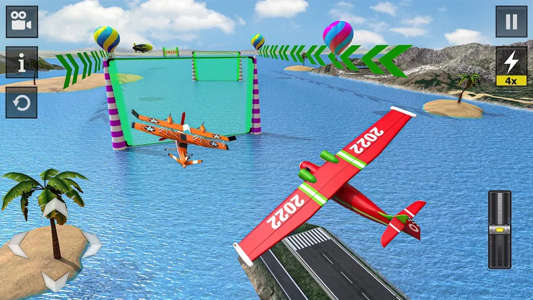 Flight Simulator - Plane Games (Флайт Симулятор)  [МОД Все открыто] Screenshot 3