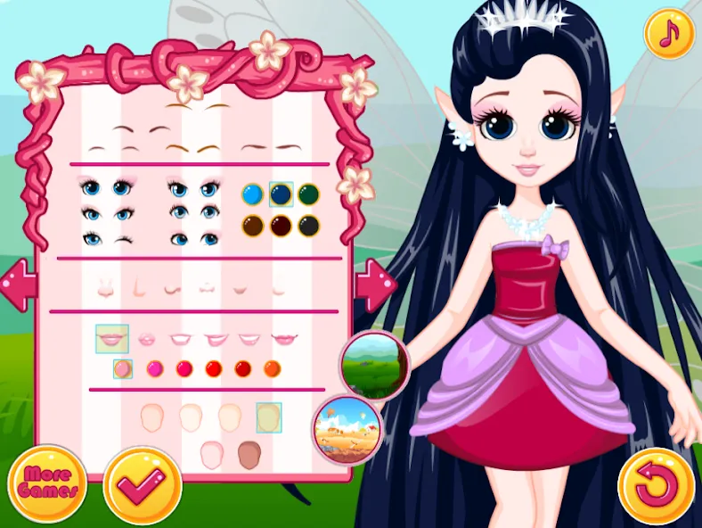 Fairy Dress Up - Girls Games  [МОД Много денег] Screenshot 3