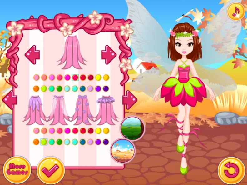 Fairy Dress Up - Girls Games  [МОД Много денег] Screenshot 4