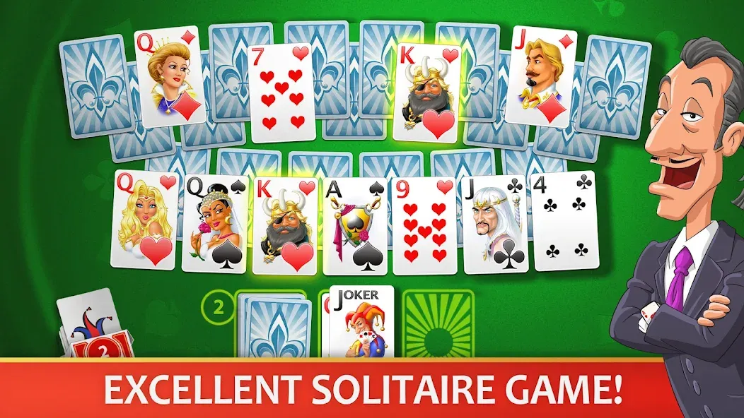 Solitaire Perfect Match  [МОД Все открыто] Screenshot 1