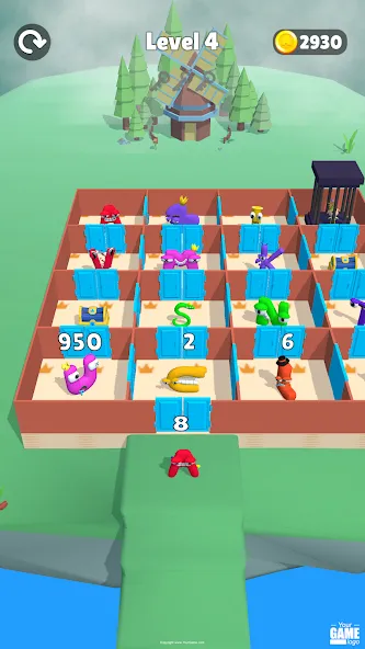 Alphabet Battle: Room Maze (Алфавит батл)  [МОД Unlimited Money] Screenshot 2