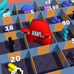 Скачать взлом Alphabet Battle: Room Maze (Алфавит батл)  [МОД Unlimited Money] - последняя версия apk на Андроид