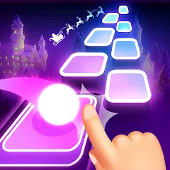 Взломанная Tiles Hop: EDM Rush (Тайлс Хоп)  [МОД Menu] - последняя версия apk на Андроид