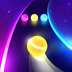 Взломанная Dancing Road: Color Ball Run! (Дансинг Роад)  [МОД Unlocked] - полная версия apk на Андроид