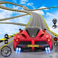 Скачать взломанную GT Car Stunt 3D: Ramp Car Game  [МОД Бесконечные монеты] - полная версия apk на Андроид