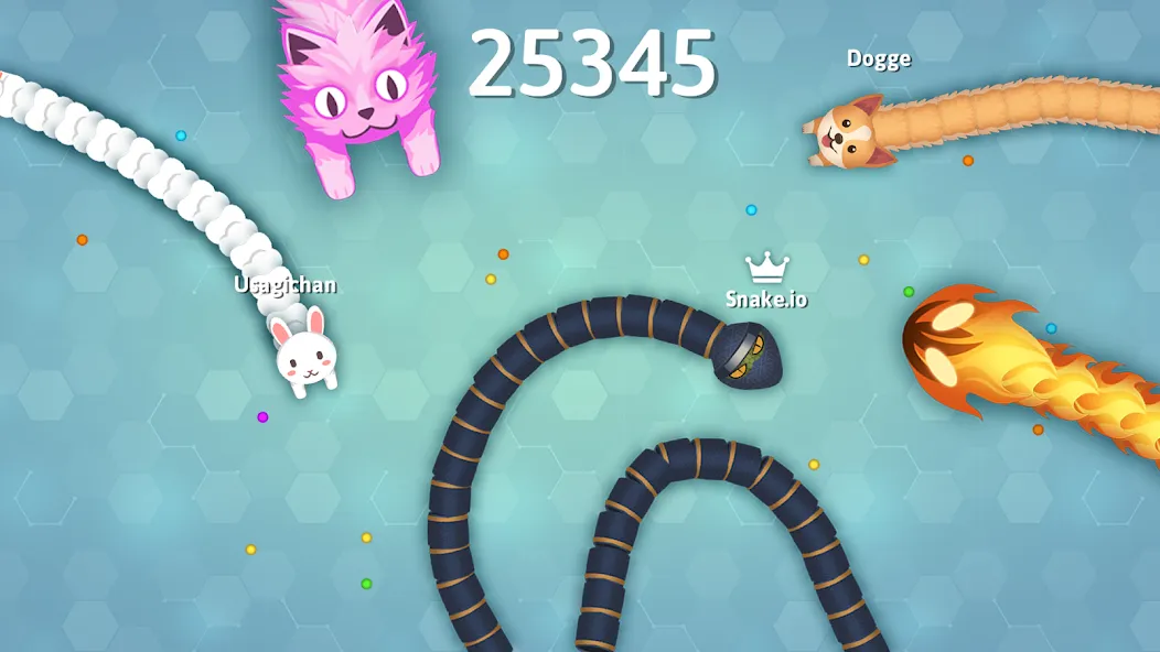 Snake.io - Fun Snake .io Games  [МОД Mega Pack] Screenshot 1