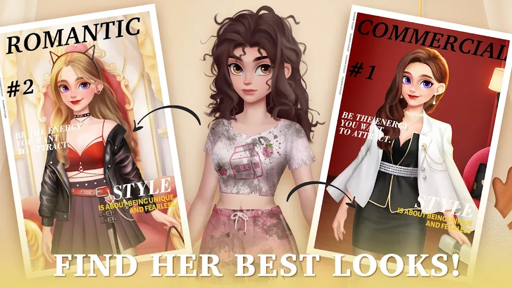 Fantasy Stylist: Match 3 (Фантазийный стилист)  [МОД Меню] Screenshot 2