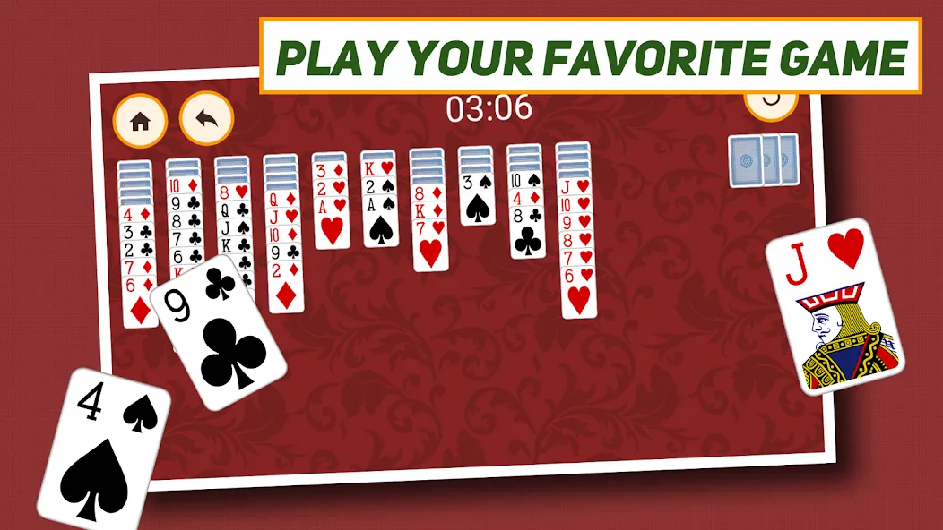 Spider Solitaire: Classic  [МОД Menu] Screenshot 5