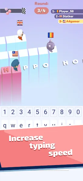 A4 Typer - Play and increase y  [МОД Все открыто] Screenshot 1
