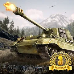 Взломанная Tank Warfare: PvP Battle Game (Танковое сражение)  [МОД Unlimited Money] - последняя версия apk на Андроид