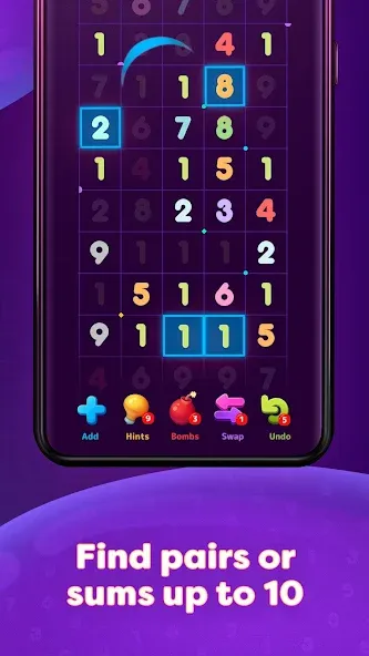 Numberzilla: Number Match Game (Намберзилла)  [МОД Unlimited Money] Screenshot 3