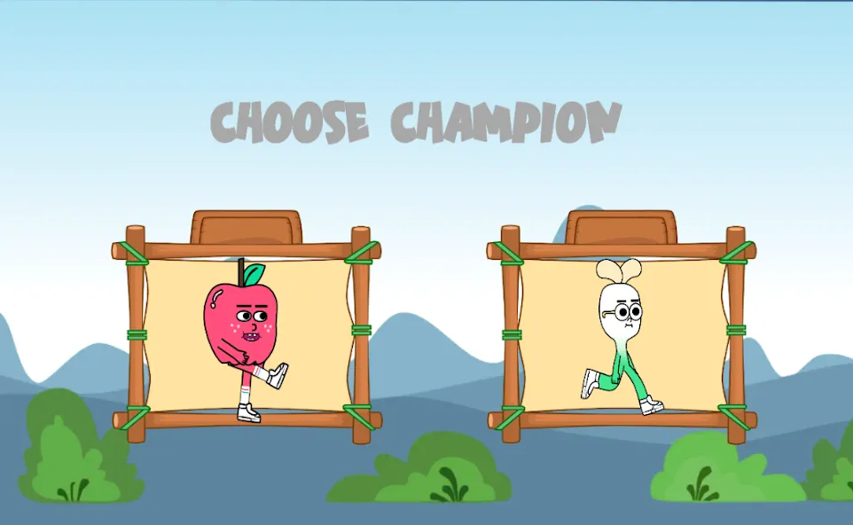 apple and onion running game (эппл энд онион раннинг гейм)  [МОД Бесконечные деньги] Screenshot 1