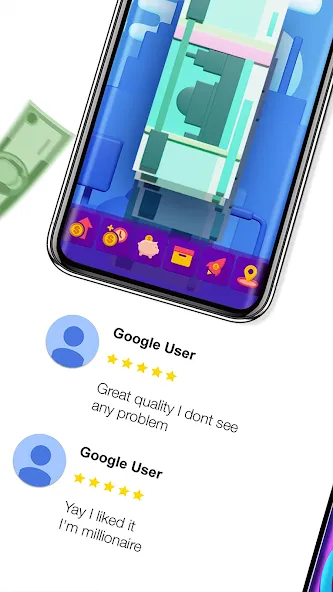 Money cash clicker  [МОД Все открыто] Screenshot 2