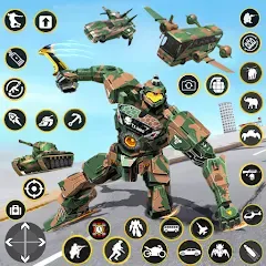 Взлом Army Bus Robot Car Game 3d  [МОД Mega Pack] - последняя версия apk на Андроид