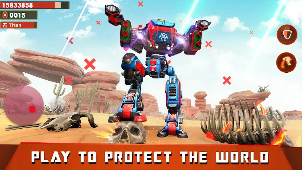 Mech Robot Wars - Multi Robot  [МОД Menu] Screenshot 3