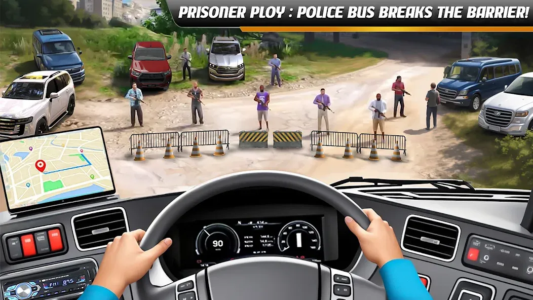 Police Bus Simulator Bus Games  [МОД Mega Pack] Screenshot 1