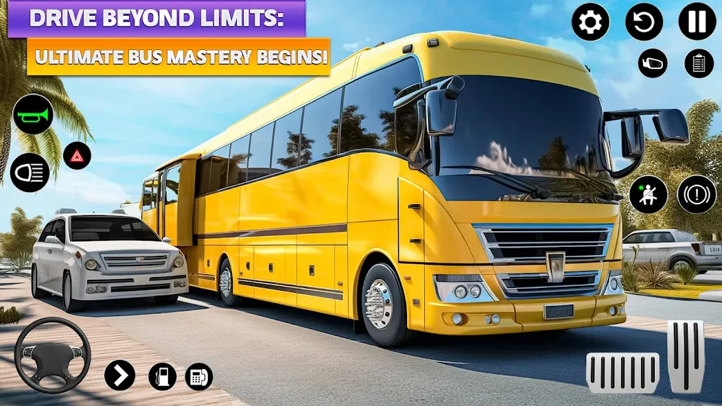 Ultimate Bus Driving Simulator (Ультимативный симулятор вождения автобуса)  [МОД Unlimited Money] Screenshot 2