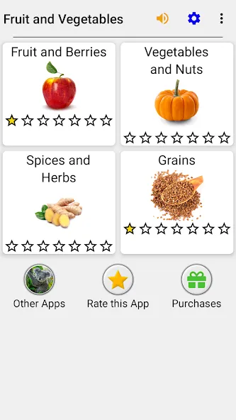 Fruit and Vegetables - Quiz  [МОД Menu] Screenshot 3