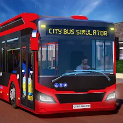 Взломанная City Bus Simulator: Bus Games (Риал Сити Бас Симулятор Геймс)  [МОД Много монет] - стабильная версия apk на Андроид