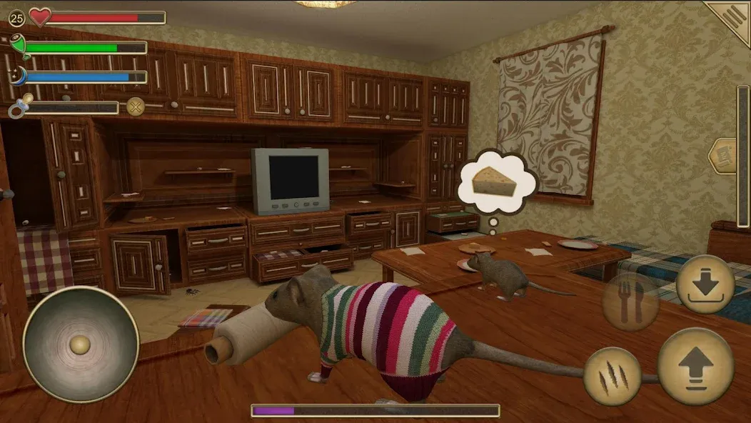 Mouse Simulator :  Forest Home  [МОД Menu] Screenshot 2