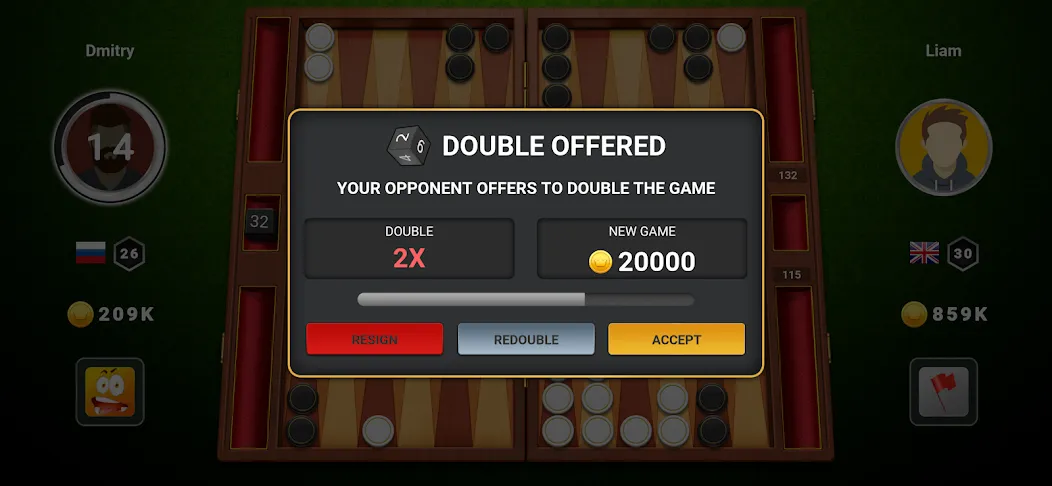 Backgammon Champs - Board Game (Бэкгаммон Чемпс)  [МОД Много монет] Screenshot 3