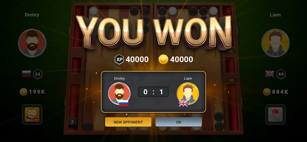 Backgammon Champs - Board Game (Бэкгаммон Чемпс)  [МОД Много монет] Screenshot 4