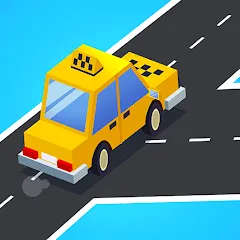 Взломанная Taxi Run: Traffic Driver (Такси Ран)  [МОД Бесконечные деньги] - полная версия apk на Андроид