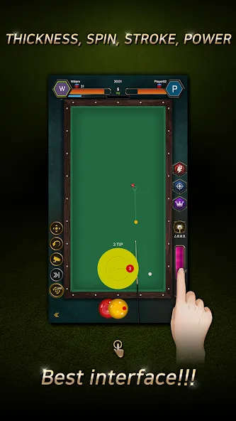 Real Billiards Battle - carom (Риал Бильярдс Батл)  [МОД Unlimited Money] Screenshot 3