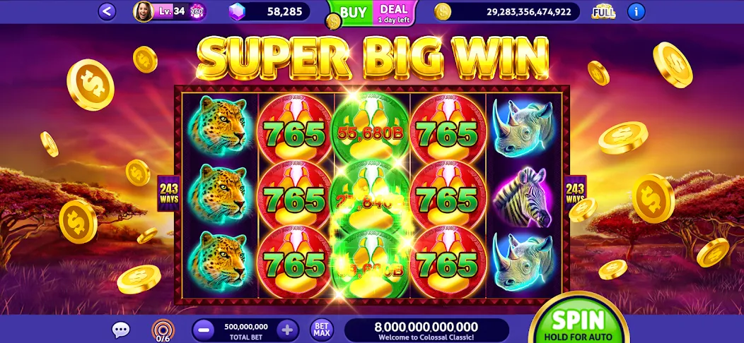 Club Vegas Slots Casino Games (Клуб Вегас)  [МОД Menu] Screenshot 2