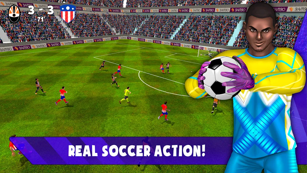 Soccer Goalkeeper 2024 (Соккер Голкипер 2022)  [МОД Меню] Screenshot 5