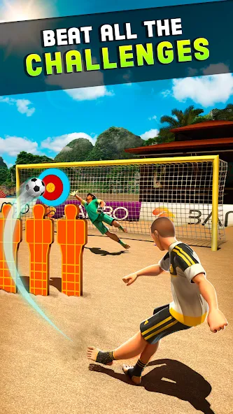 Shoot Goal - Beach Soccer Game (Шут)  [МОД Бесконечные монеты] Screenshot 1