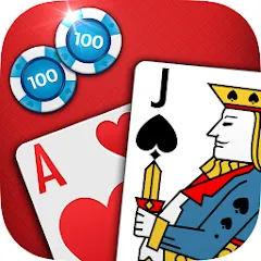 Взломанная Blackjack 21  [МОД Много денег] - последняя версия apk на Андроид