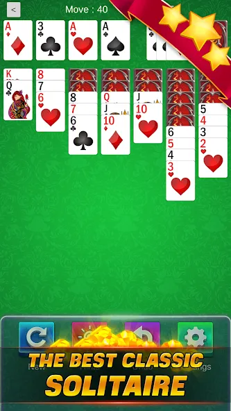 Solitaire Classic (Солитер Классик)  [МОД Unlimited Money] Screenshot 1