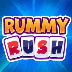 Взломанная Rummy Rush - Classic Card Game (Рамми Раш)  [МОД Mega Pack] - последняя версия apk на Андроид