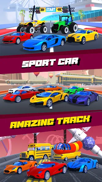 Car Race 3D - Racing Master (С  3D  Гонки на автомобилях 3D)  [МОД Бесконечные деньги] Screenshot 3