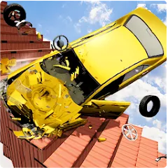 Взлом Beam Drive Crash Death Stair C (Бим Драйв Краш Дэт Стэр С)  [МОД Меню] - стабильная версия apk на Андроид