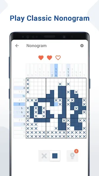 Nonogram - Fun Logic Puzzle (Нонограмма)  [МОД Mega Pack] Screenshot 1