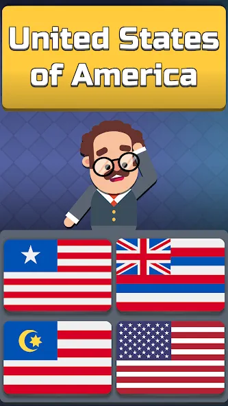 Geography: Flags Quiz Game  [МОД Unlimited Money] Screenshot 1